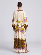 Tropical Escape Linen Maxi Dress - Social Queen